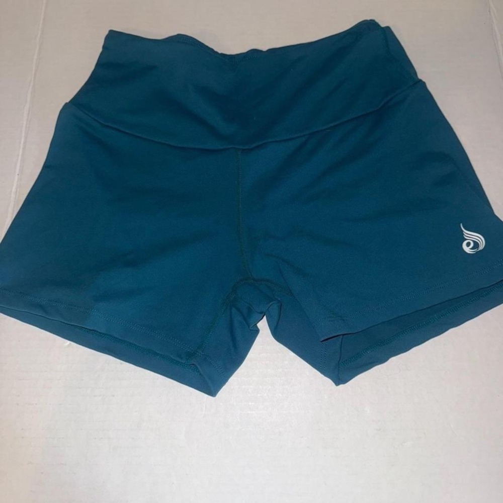 Ryderwear Staples Scrunch Bum Booty Shorts in Teal Size M